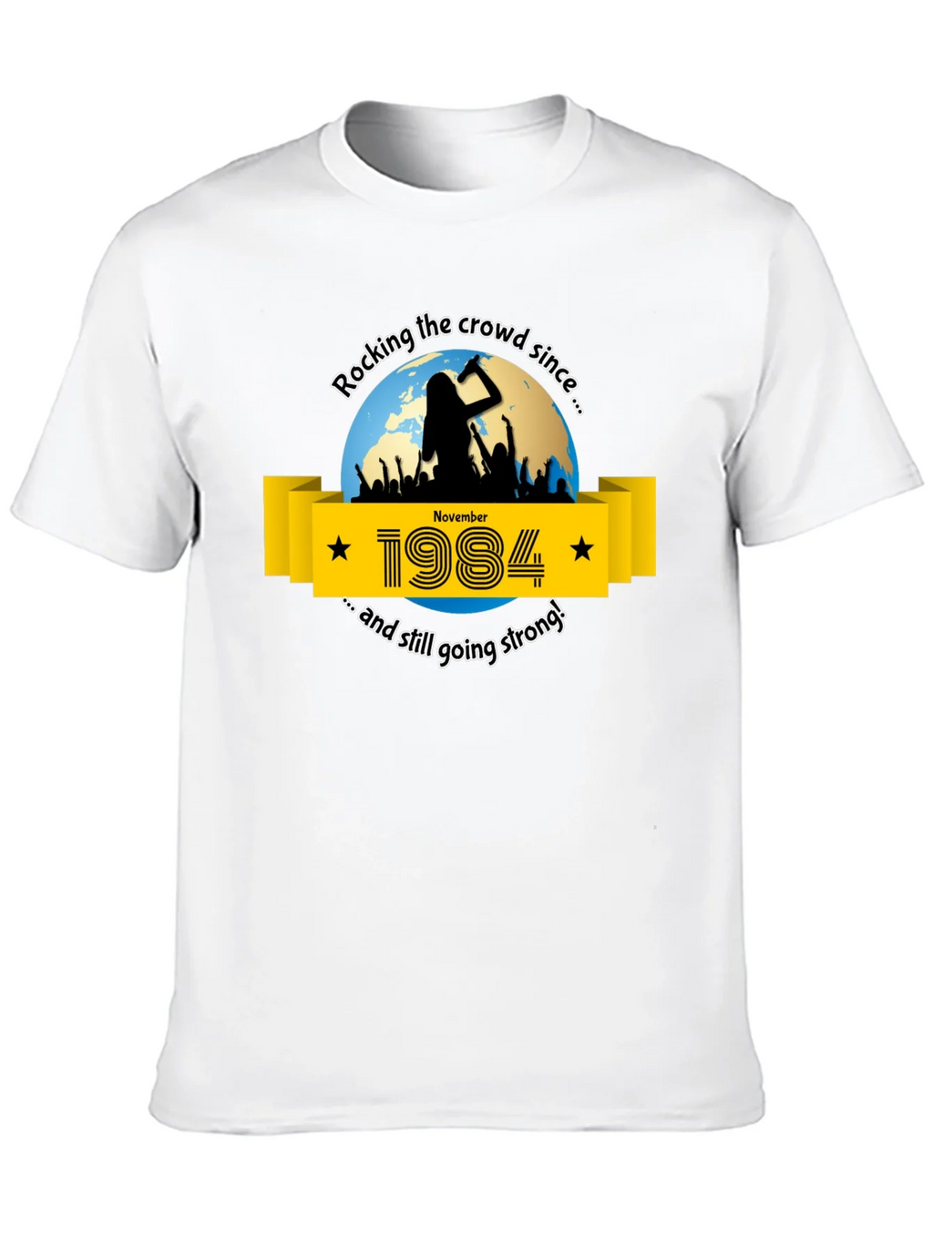 Rocking Since 1984 Graphic Tee product image 9
