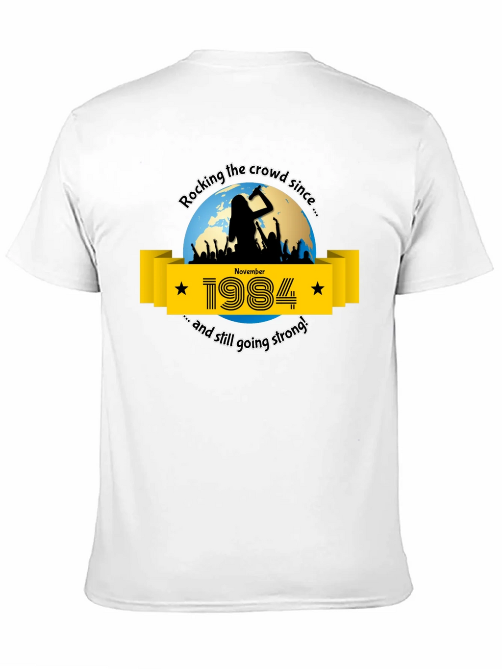Rocking Since 1984 Graphic Tee product image 10