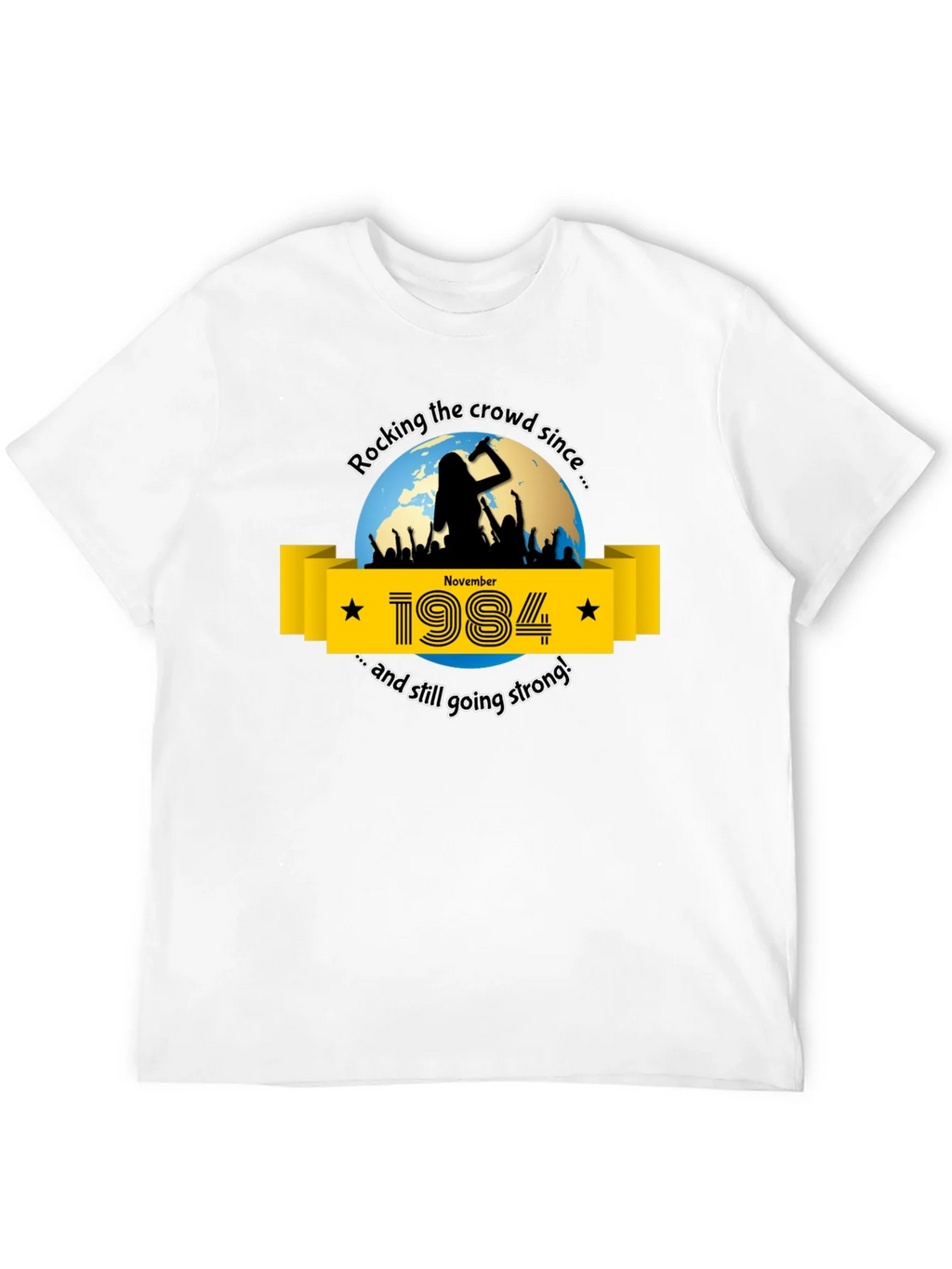 Rocking Since 1984 Graphic Tee product image 11