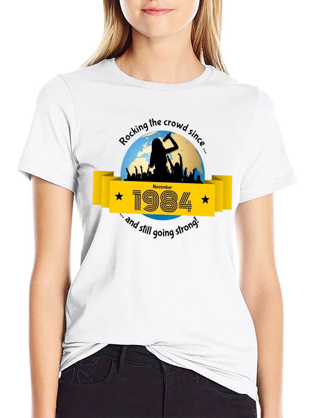 Rocking Since 1984 Graphic Tee product image 8