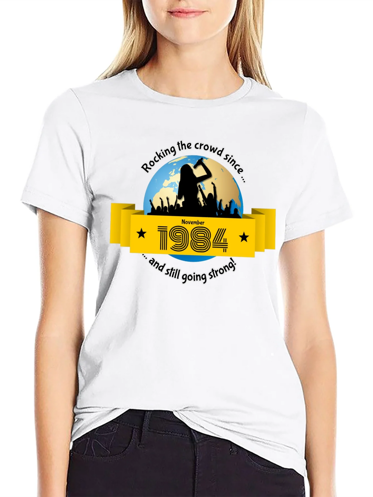 Rocking Since 1984 Graphic Tee product image 8