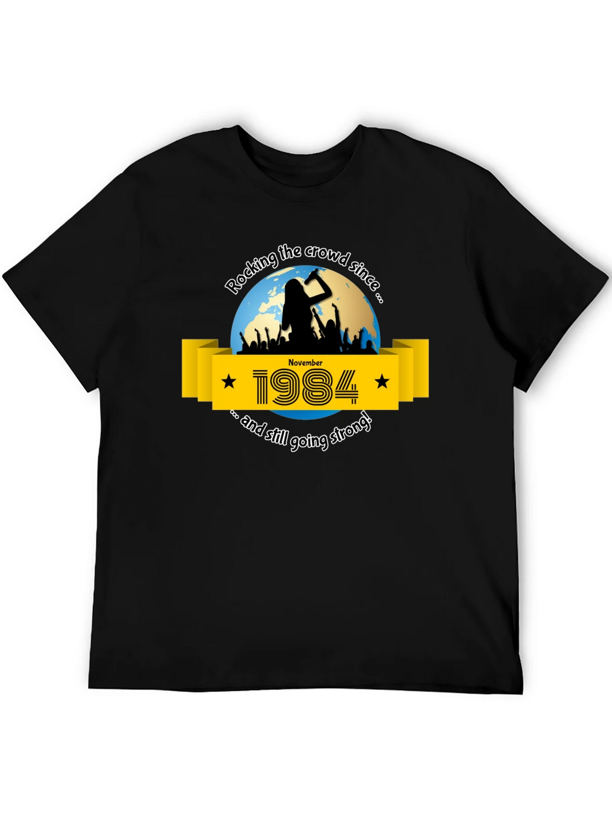 Rocking Since 1984 Graphic Tee product image 5