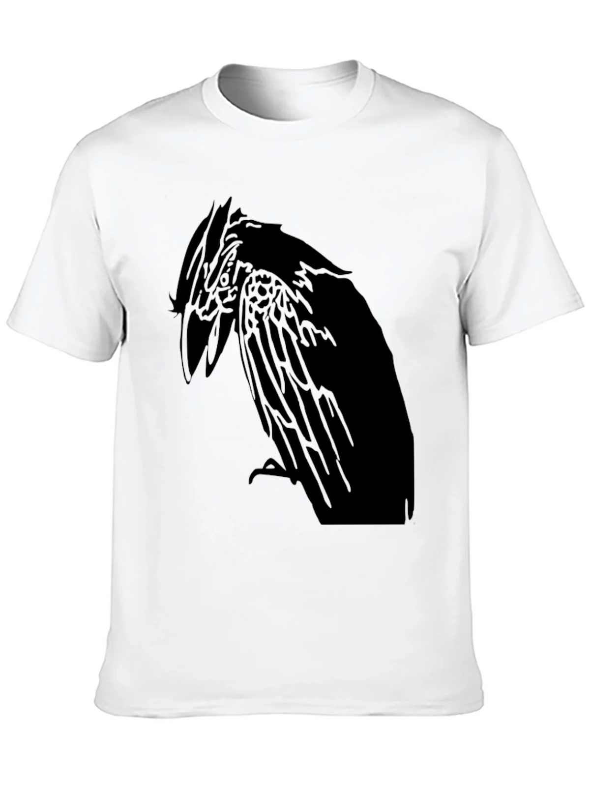 Raven Graphic Print Mens Black T-Shirt product image 9