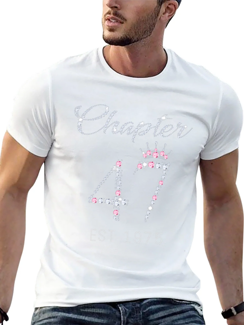 Chapter 47 EST 1975 Rhinestone T-Shirt product image 12