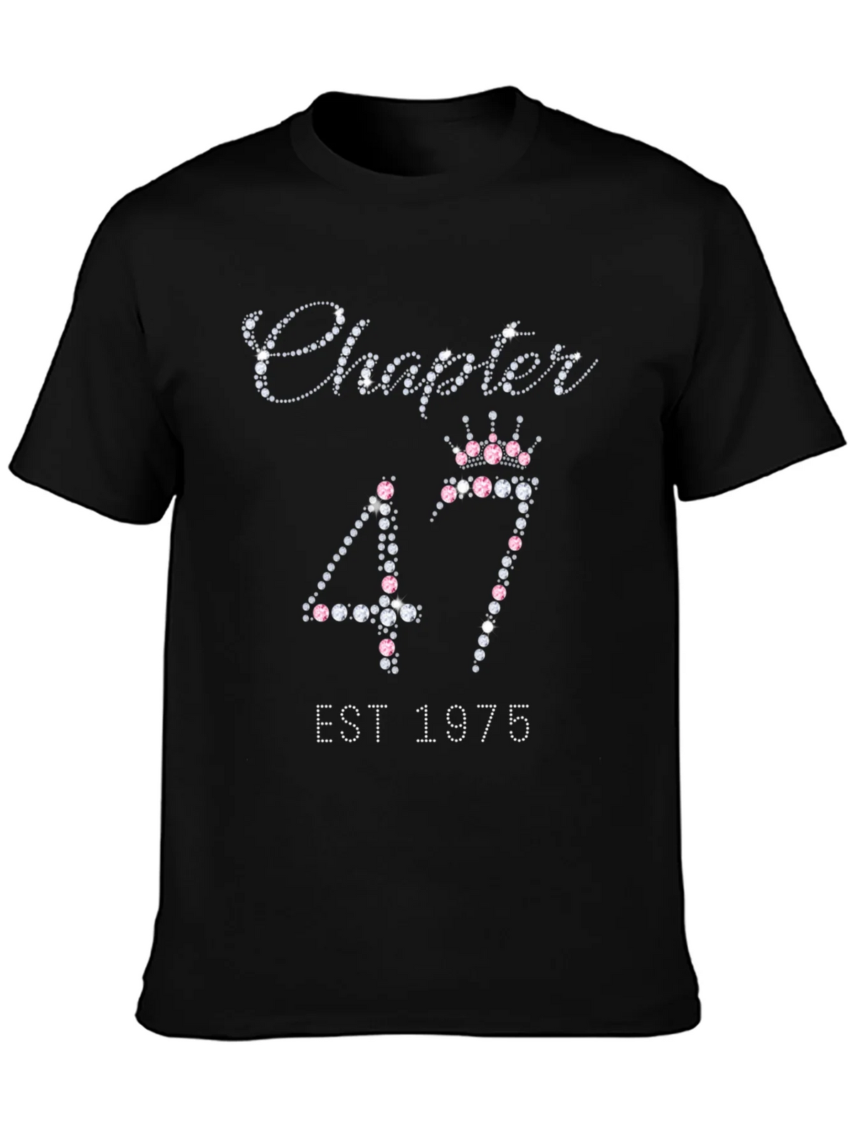 Chapter 47 EST 1975 Rhinestone T-Shirt product image 3