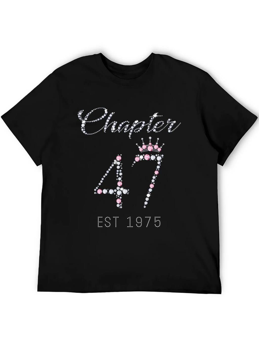 Chapter 47 EST 1975 Rhinestone T-Shirt product image 5