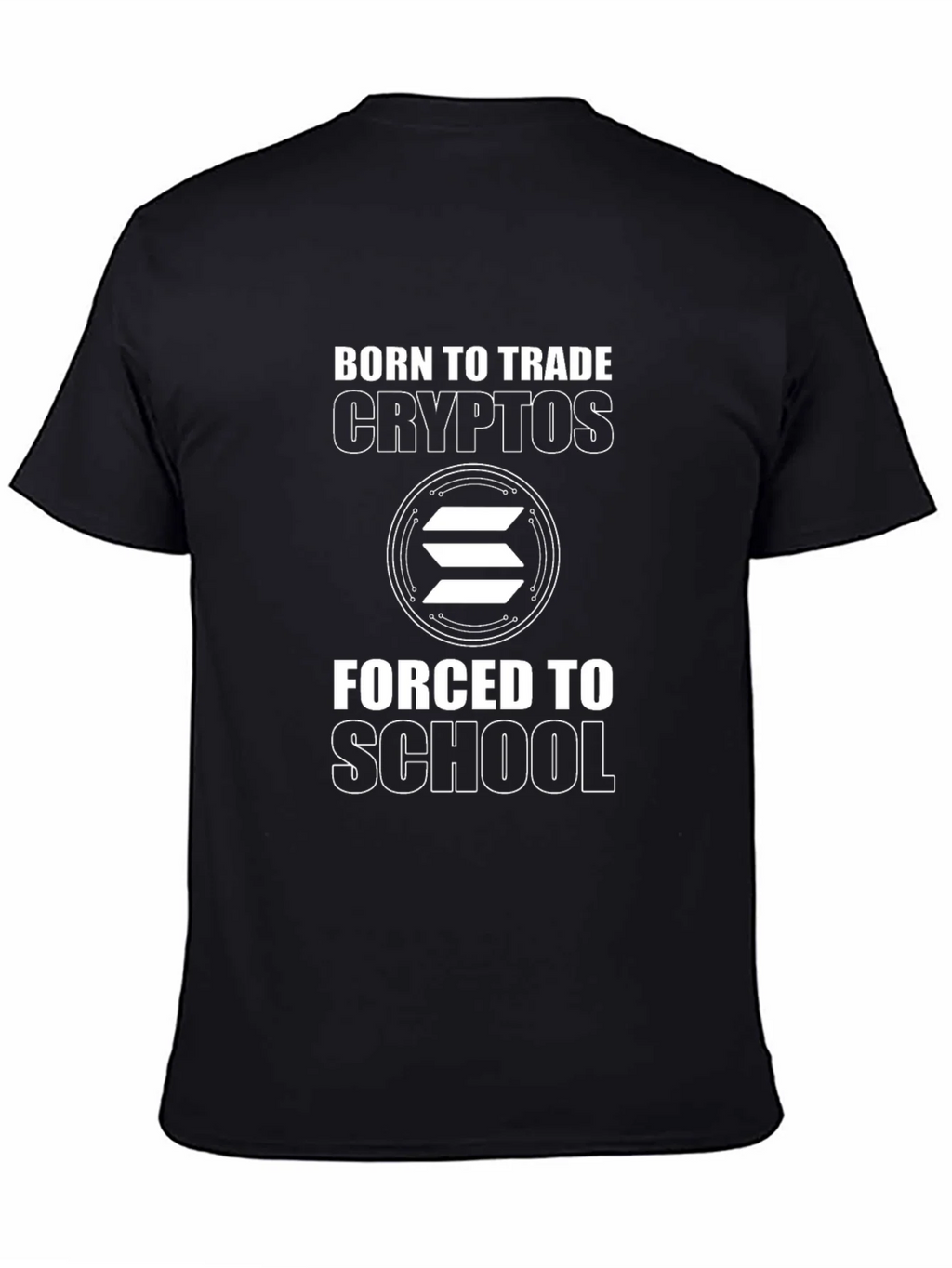 Born to Trade Crypto Black T-Shirt product image 4