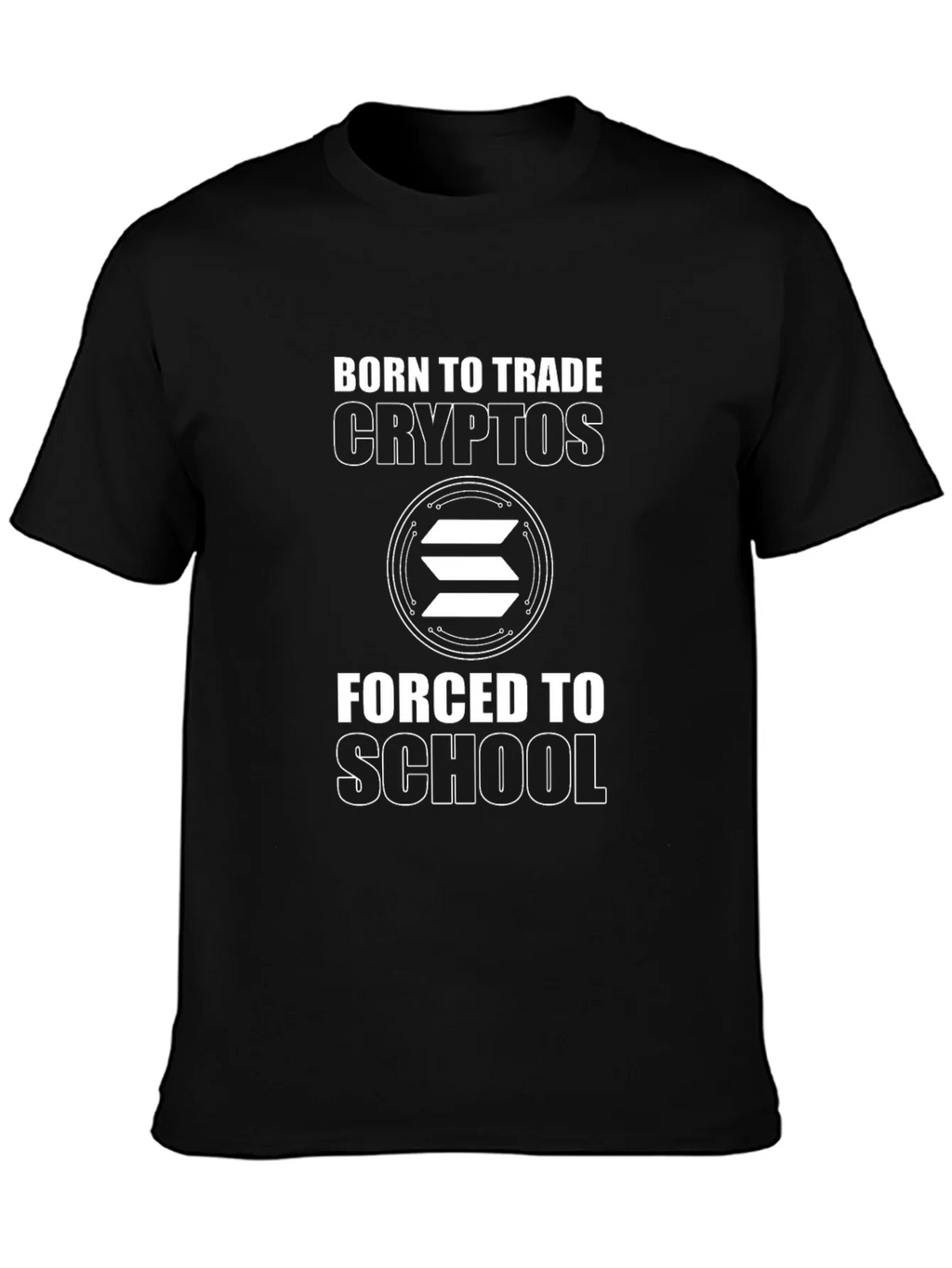 Born to Trade Crypto Black T-Shirt product image 3