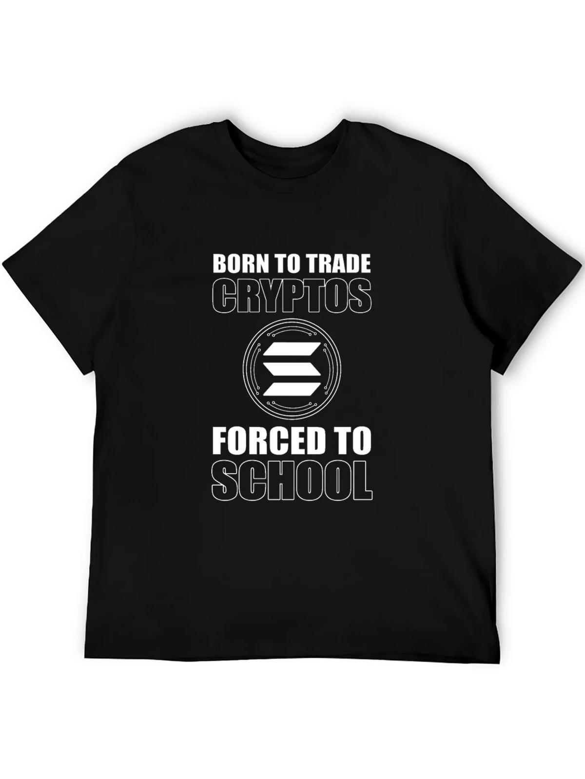 Born to Trade Crypto Black T-Shirt product image 5