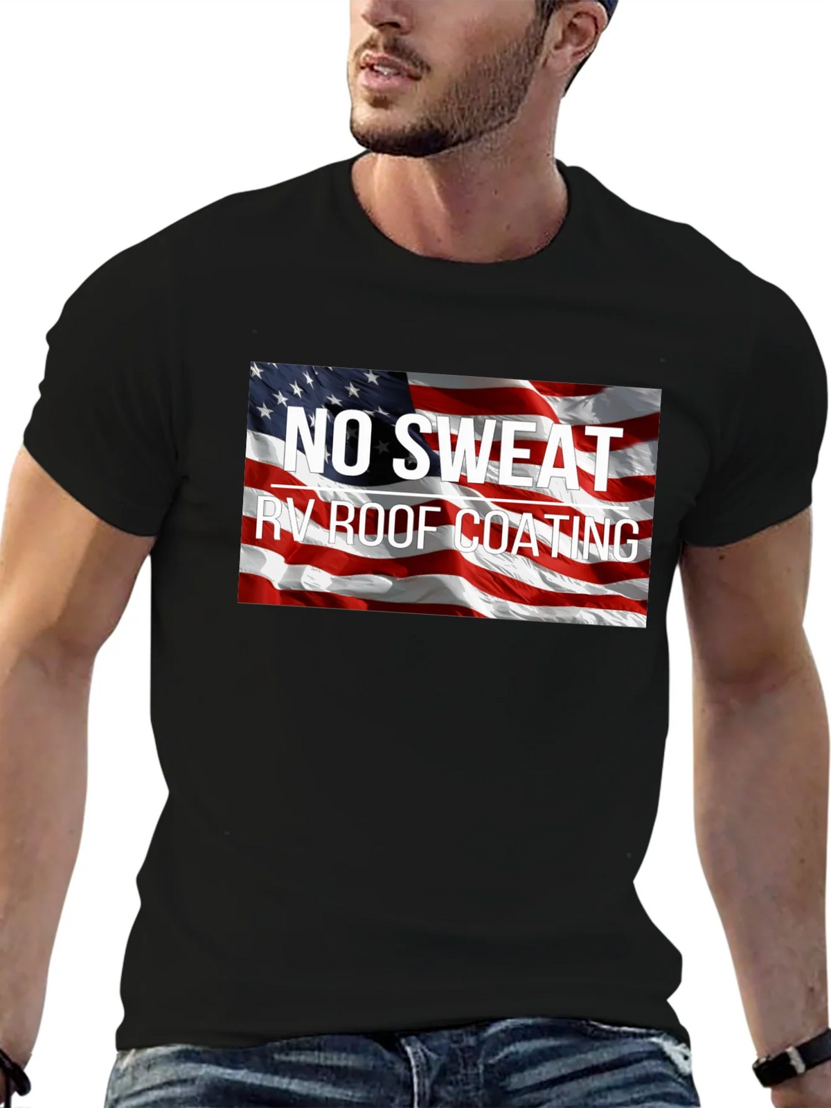 No Sweat RV Roof Coating Graphic Tee product image 6