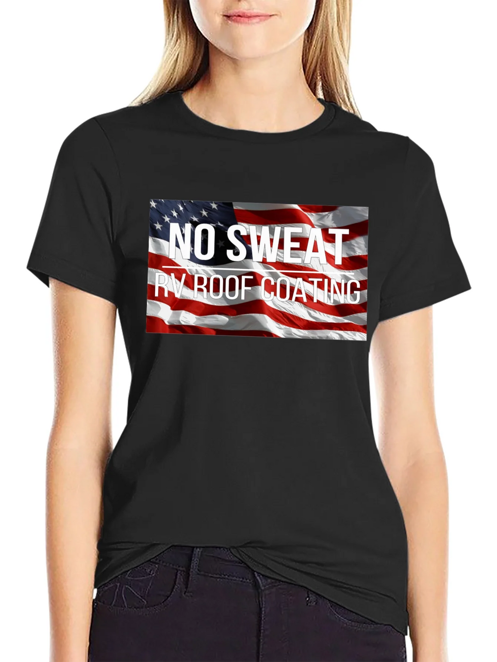 No Sweat RV Roof Coating Graphic Tee product image 2