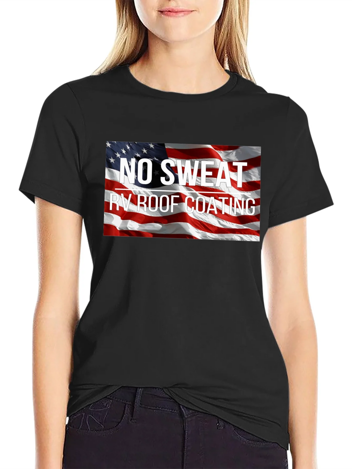 No Sweat RV Roof Coating Graphic Tee product image 2