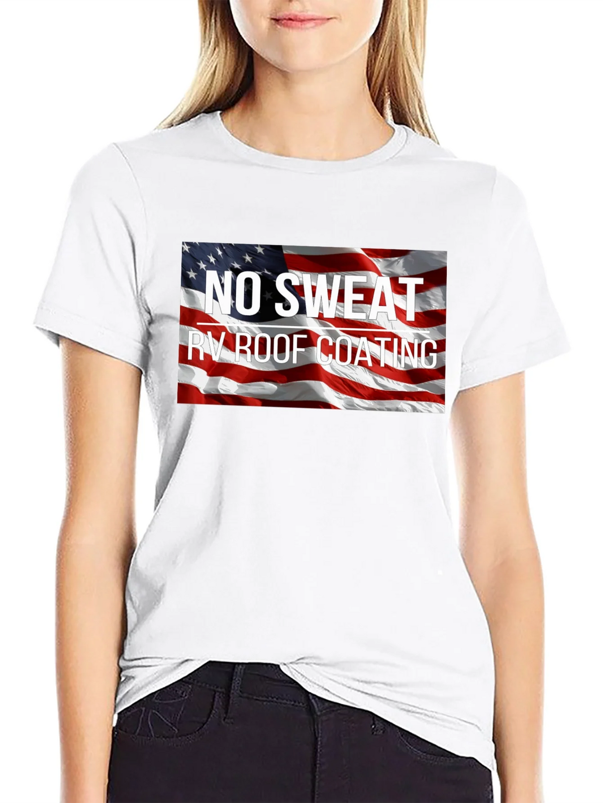 No Sweat RV Roof Coating Graphic Tee product image 8