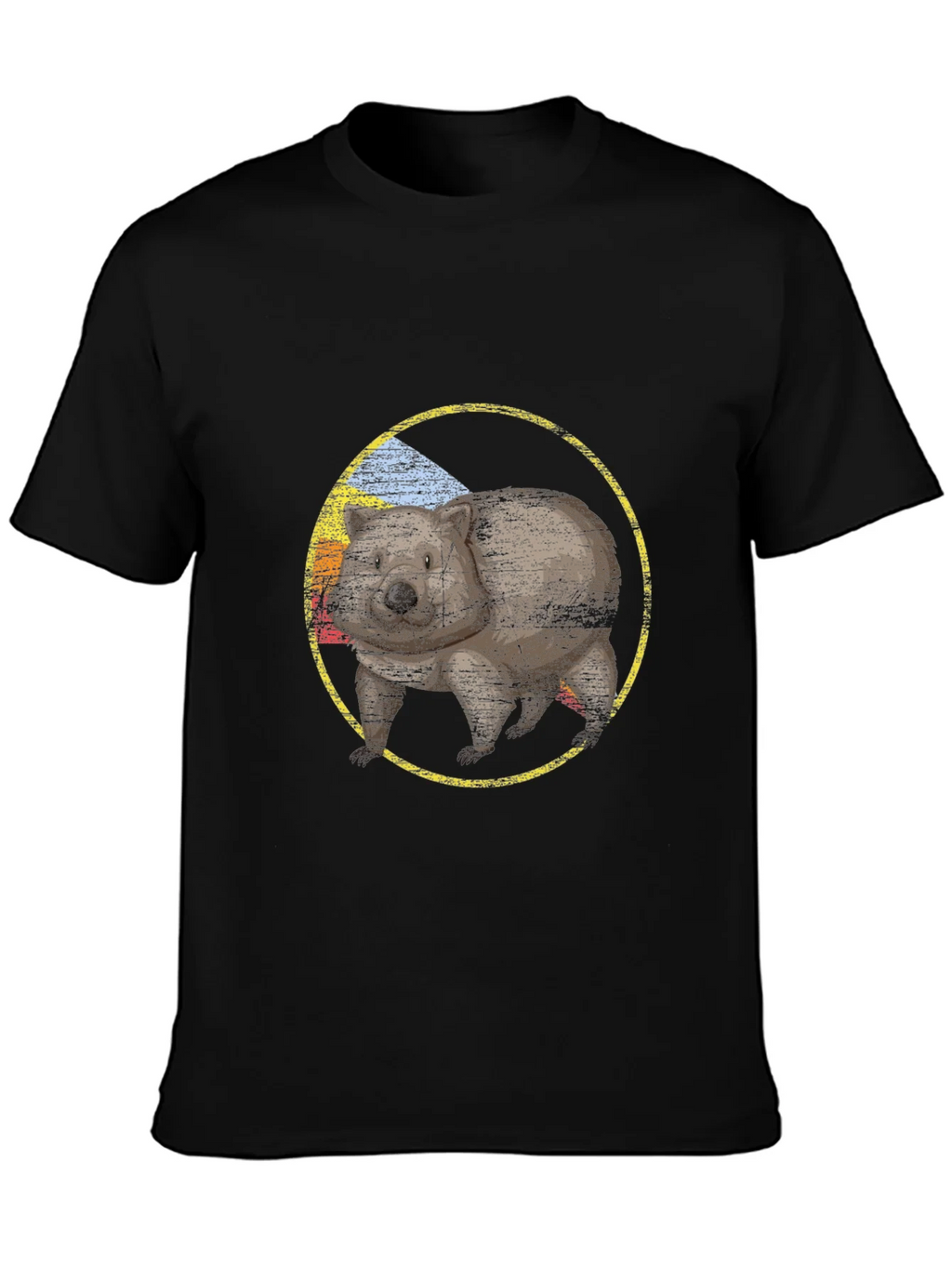 Wombat Graphic Tee - Black Crew Neck product image 3