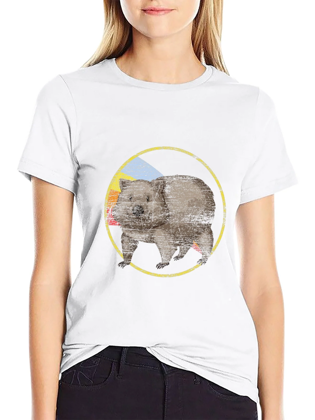 Wombat Graphic Tee - Black Crew Neck product image 8