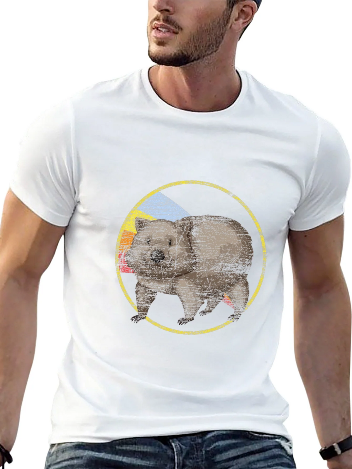 Wombat Graphic Tee - Black Crew Neck product image 12