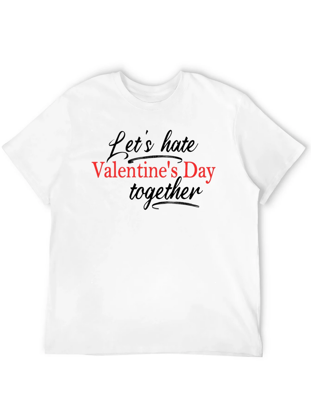 Anti-Valentines Day Graphic Tee - Black product image 11