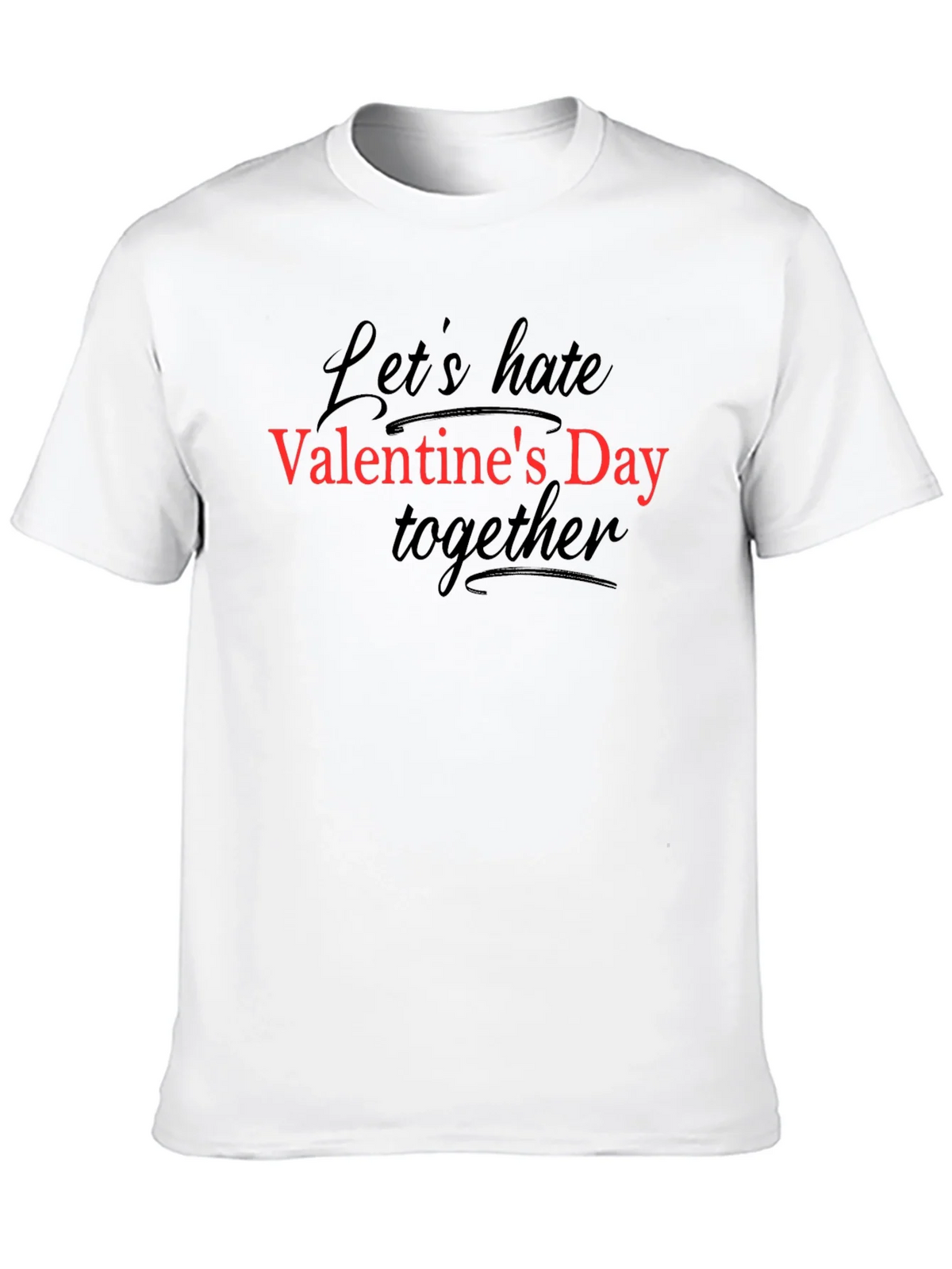 Anti-Valentines Day Graphic Tee - Black product image 9
