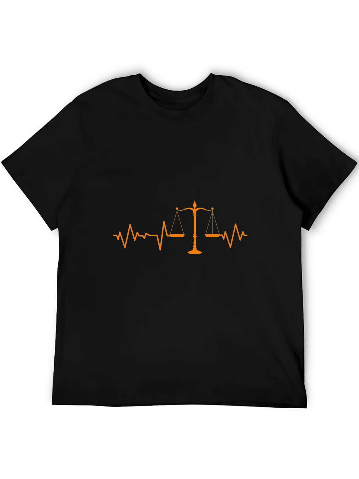 Scales of Justice Heartbeat T-Shirt - Law & Order product image 2