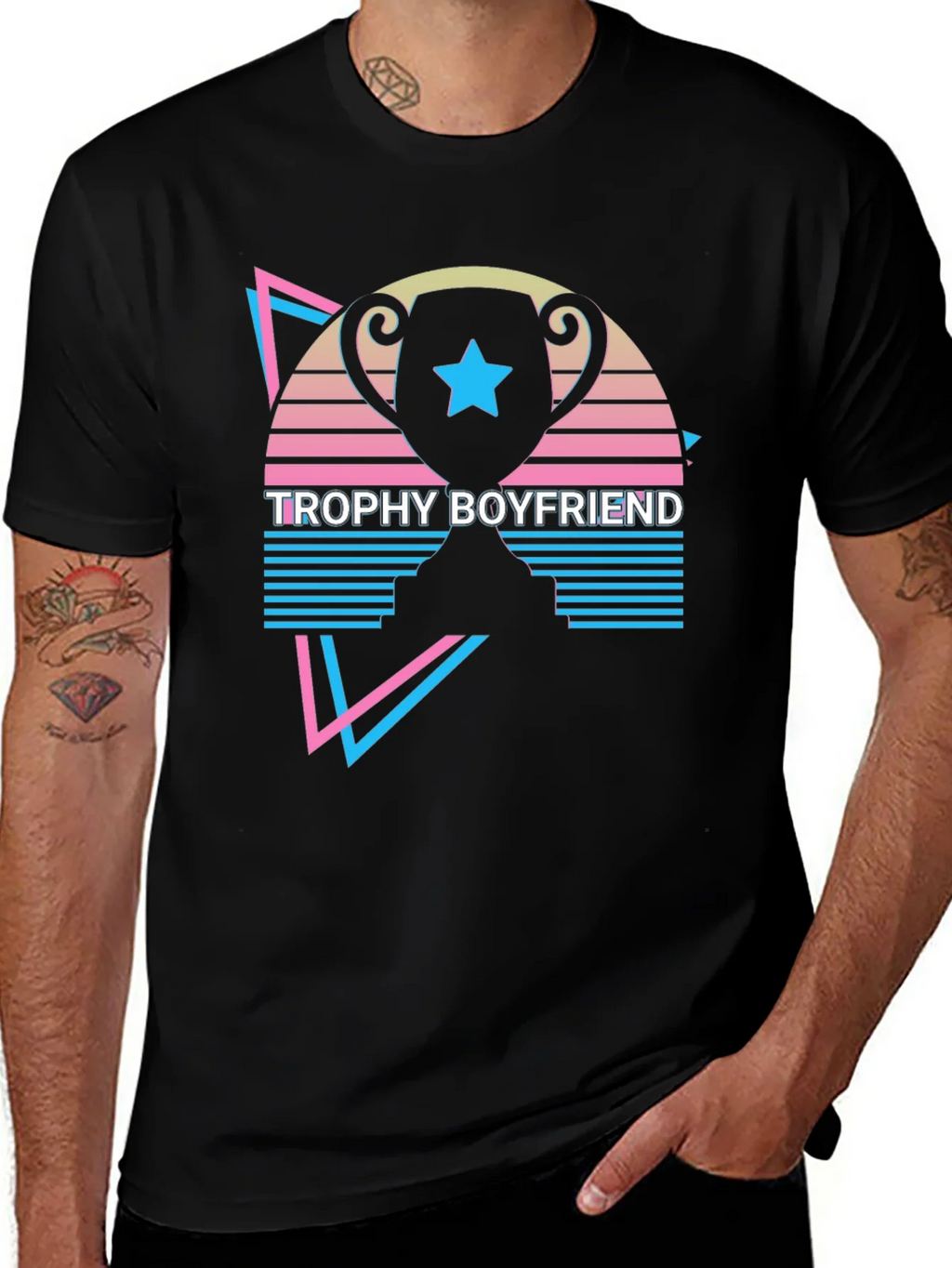 Trophy Boyfriend Graphic T-Shirt product image 1