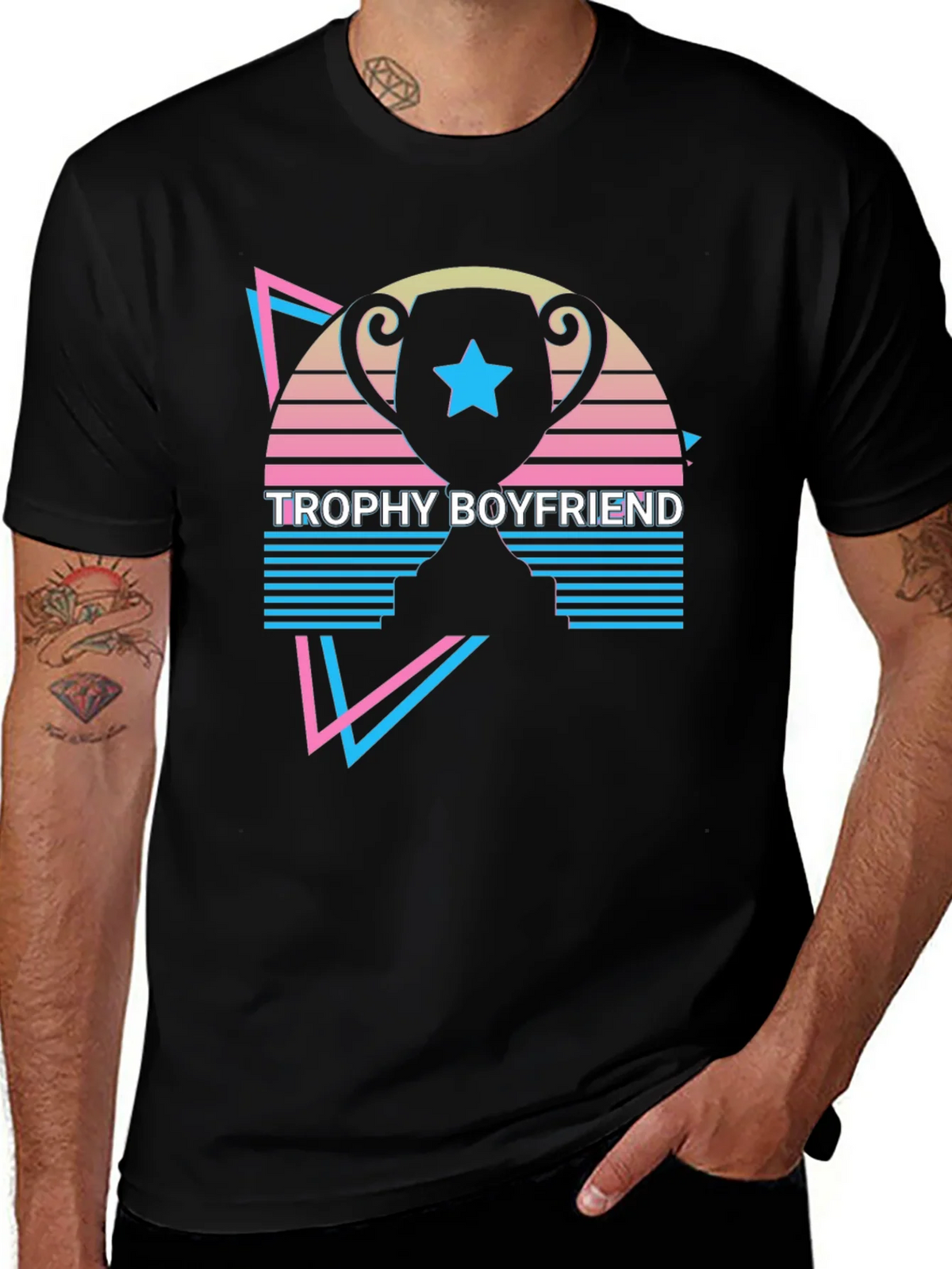 Trophy Boyfriend Graphic T-Shirt product image 1