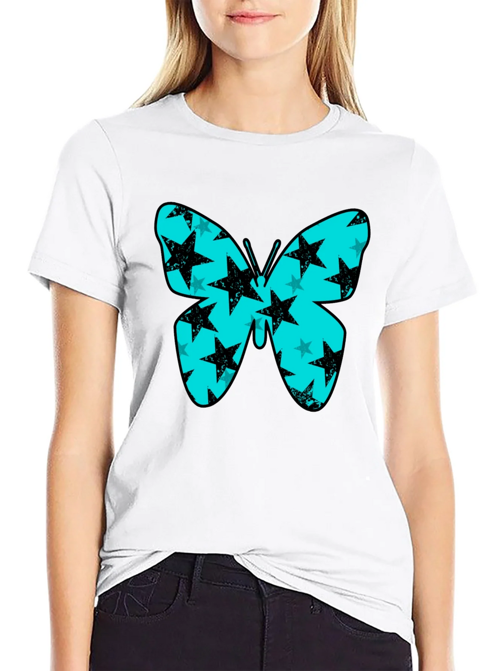 Butterfly Star T-Shirt - Black product image 4