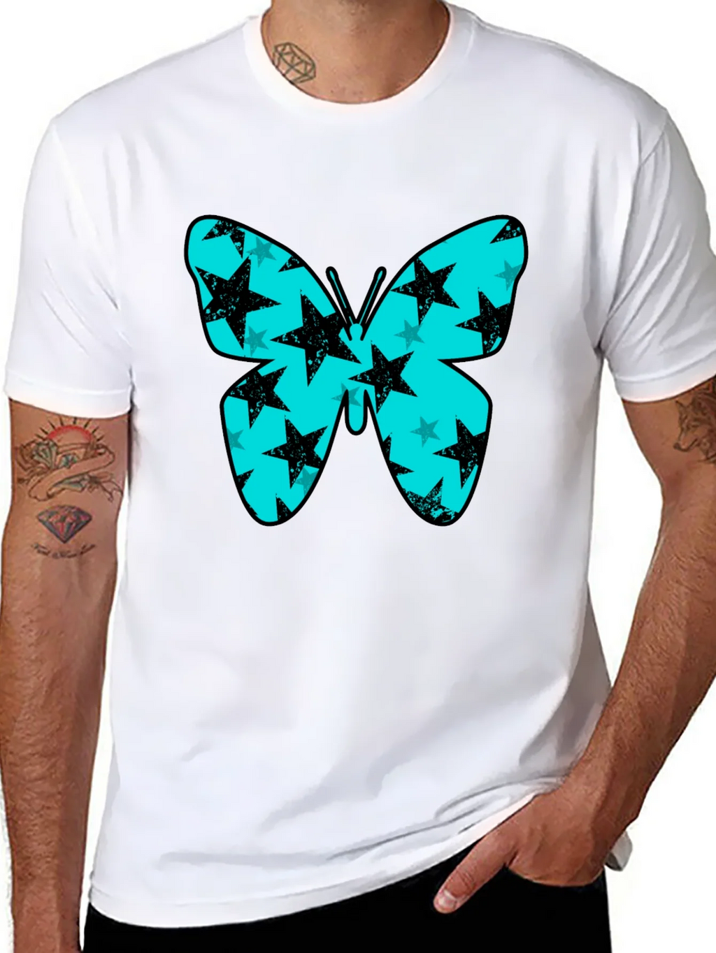 Butterfly Star T-Shirt - Black product image 3