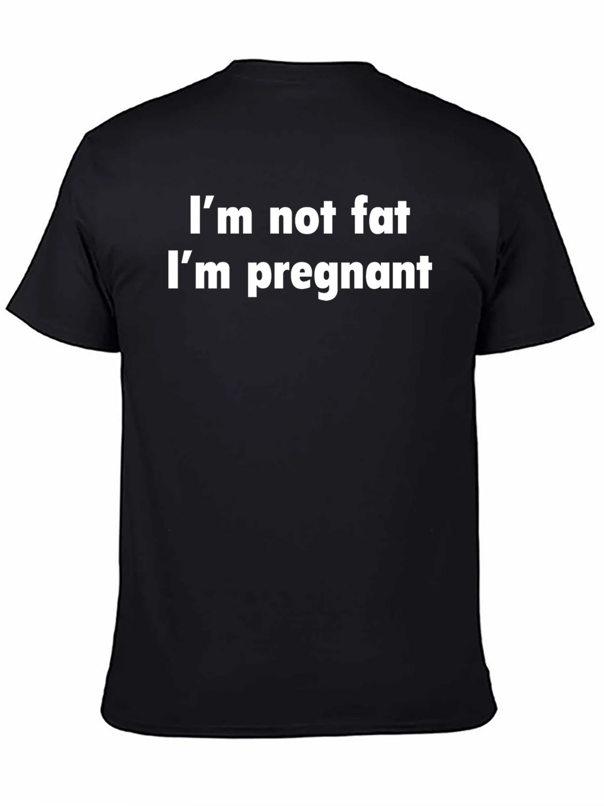 Funny Pregnancy T-Shirt - Im Not Fat product image 4