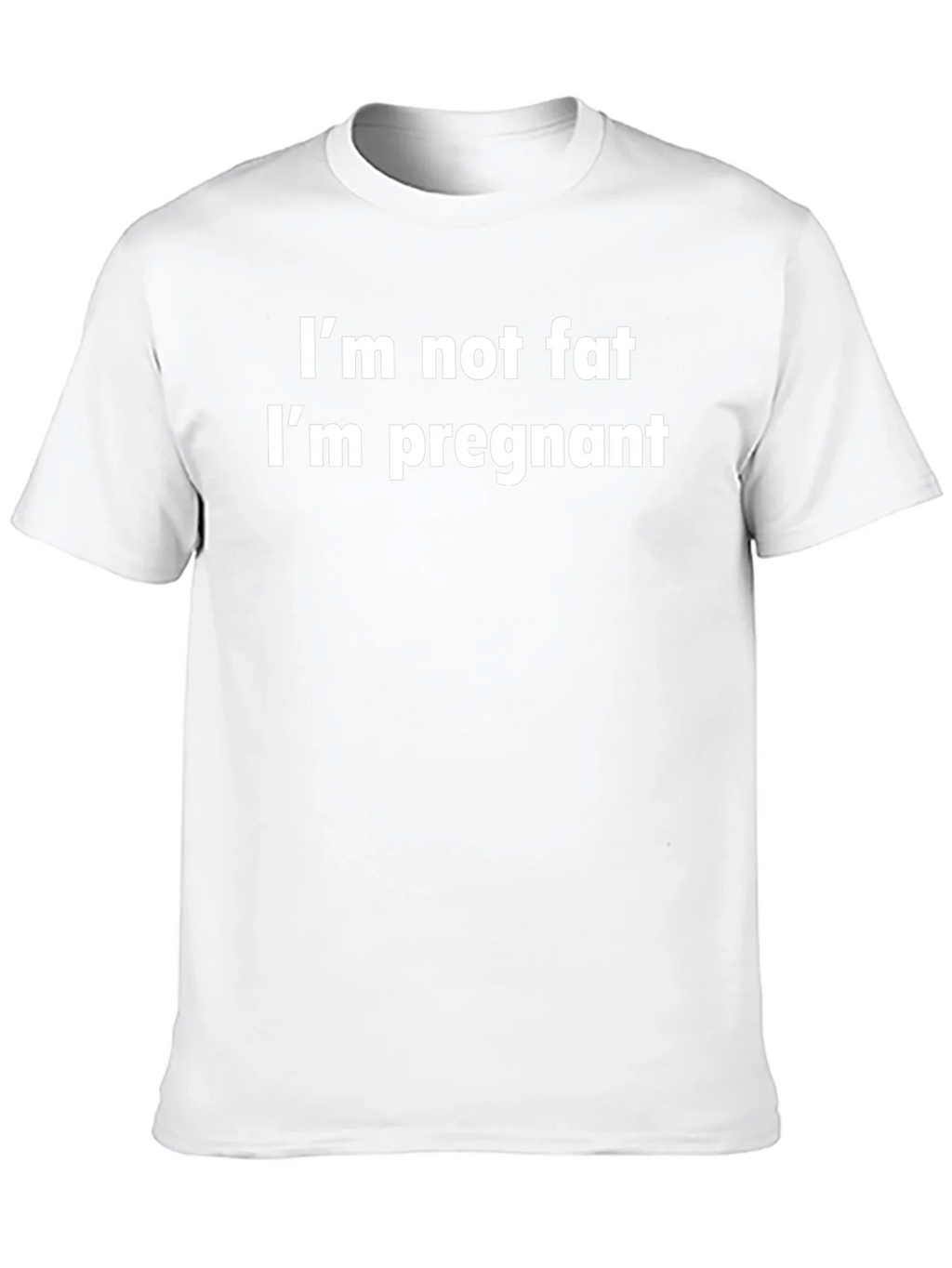 Funny Pregnancy T-Shirt - Im Not Fat product image 9