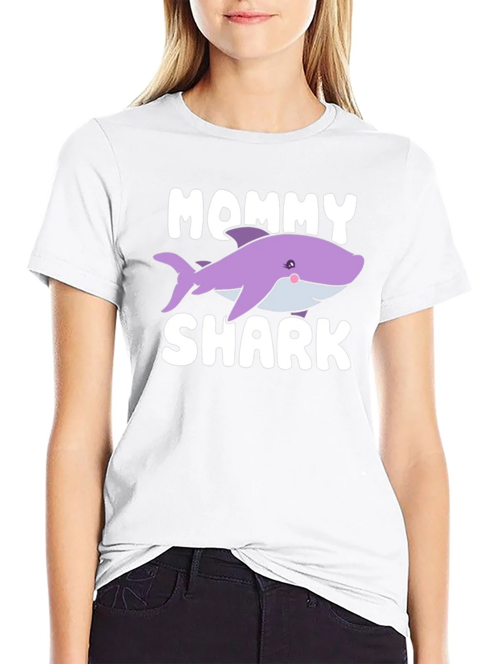 Mommy Shark T-Shirt - Cute Cartoon Design product image 7