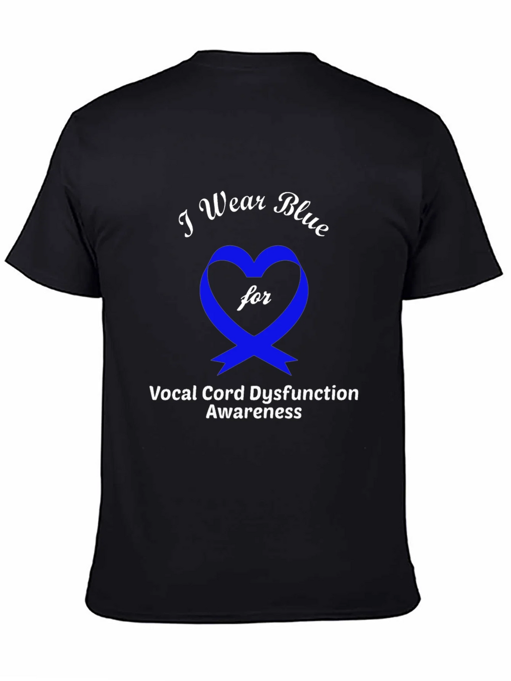 Blue Awareness Ribbon Graphic Tee product image 4
