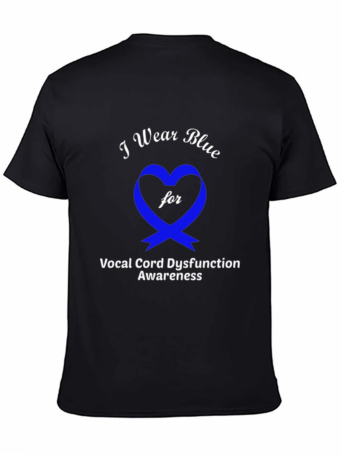 Blue Awareness Ribbon Graphic Tee product image 4