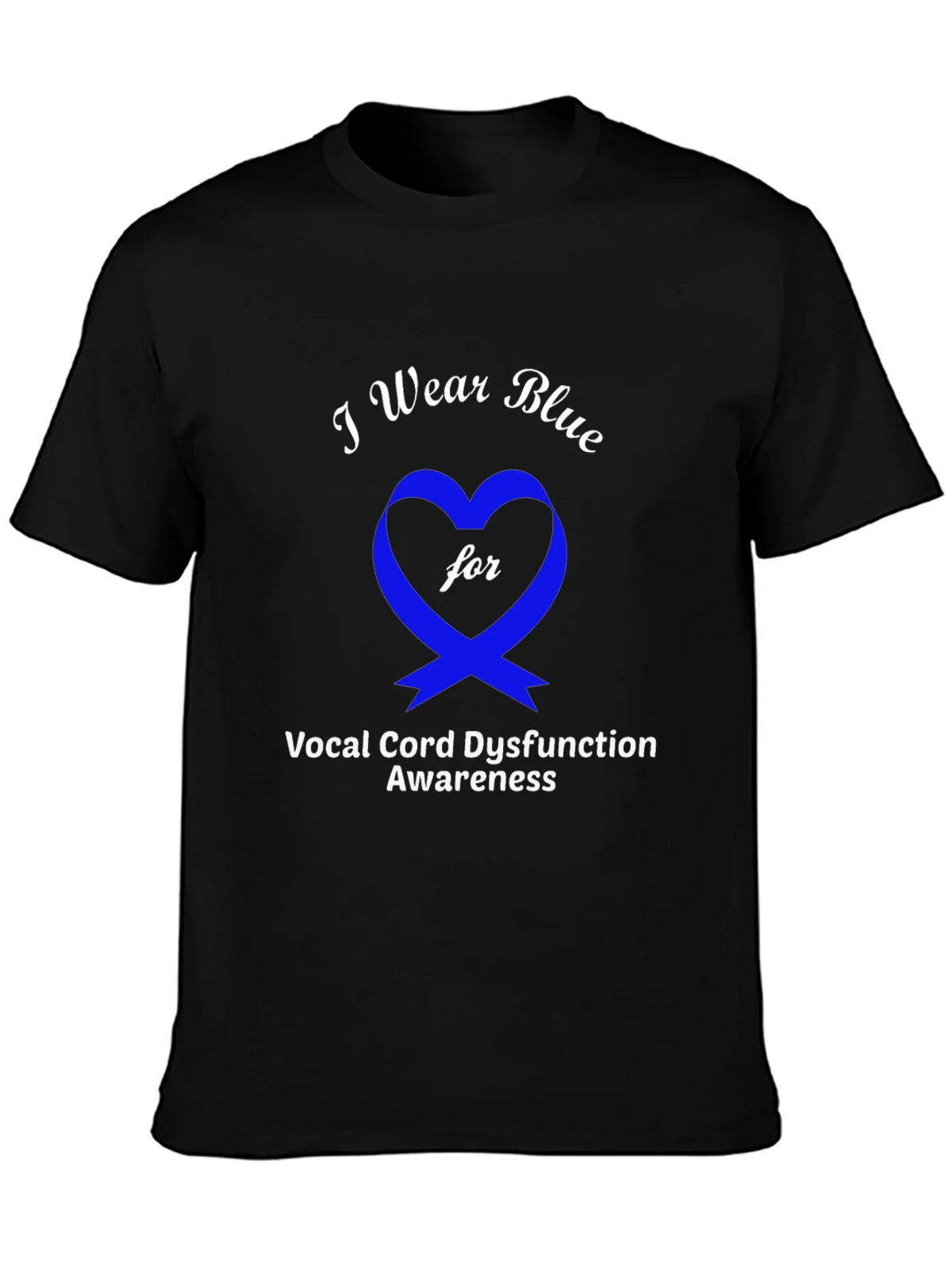 Blue Awareness Ribbon Graphic Tee product image 3