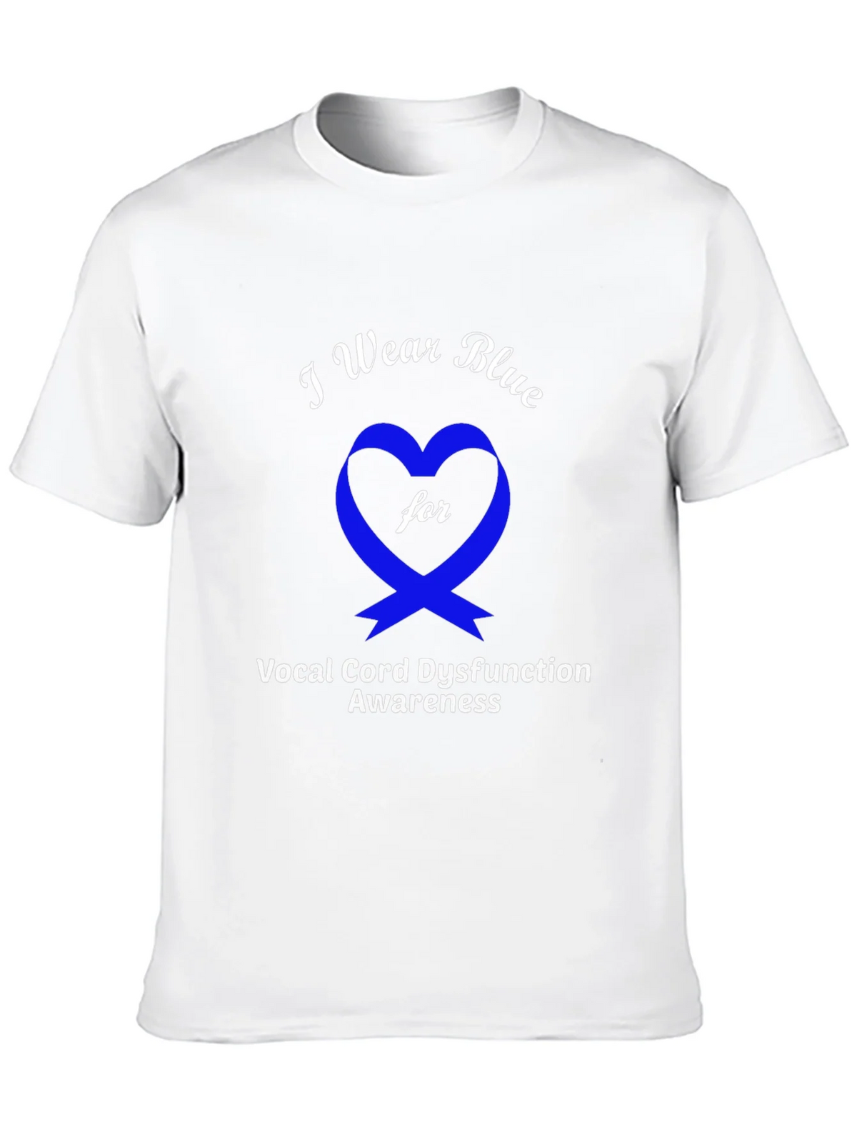 Blue Awareness Ribbon Graphic Tee product image 9