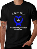 Blue Awareness Ribbon Graphic Tee product image 1