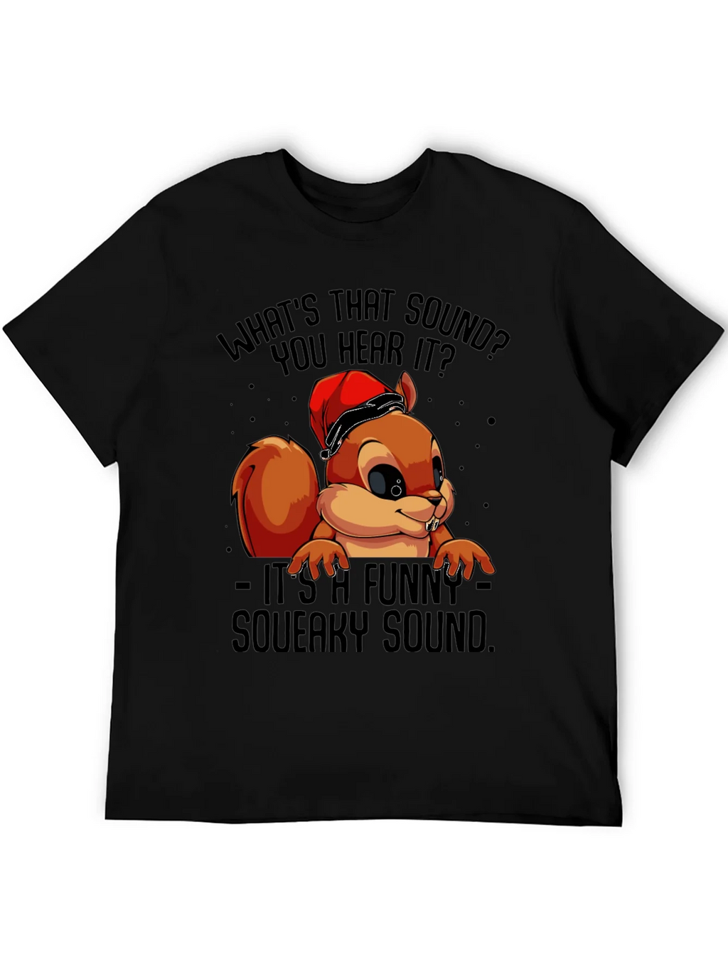 Funny Squeaky Sound Squirrel Graphic T-Shirt product image 2
