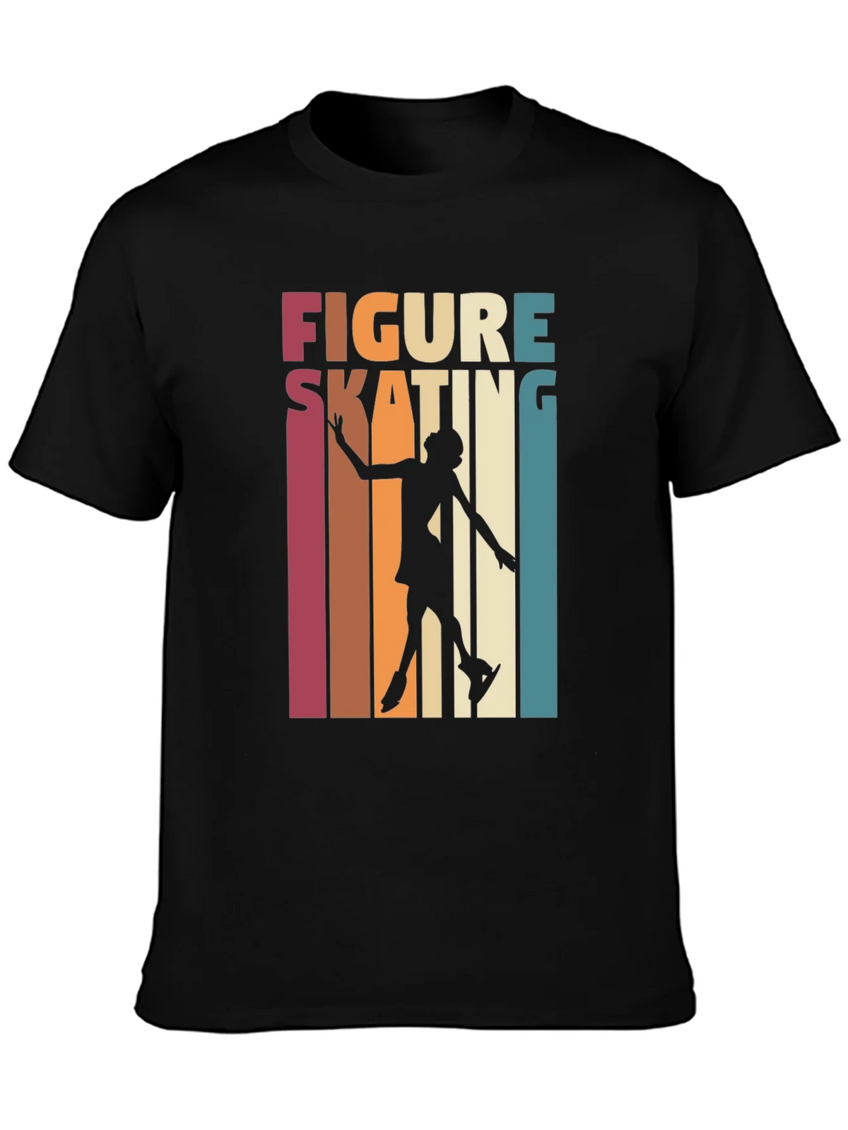 Figure Skating Retro Graphic Tee product image 1