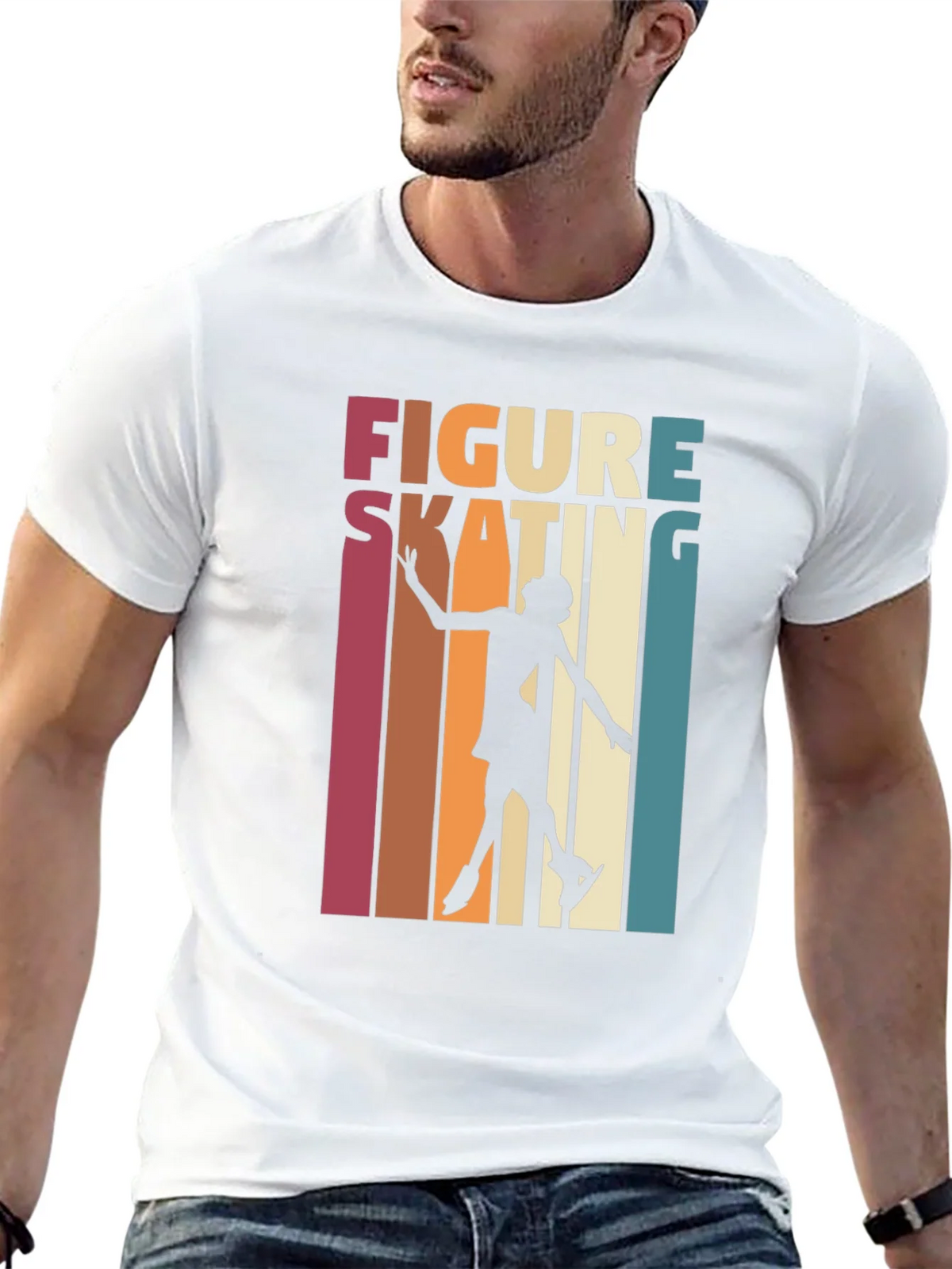 Figure Skating Retro Graphic Tee product image 9