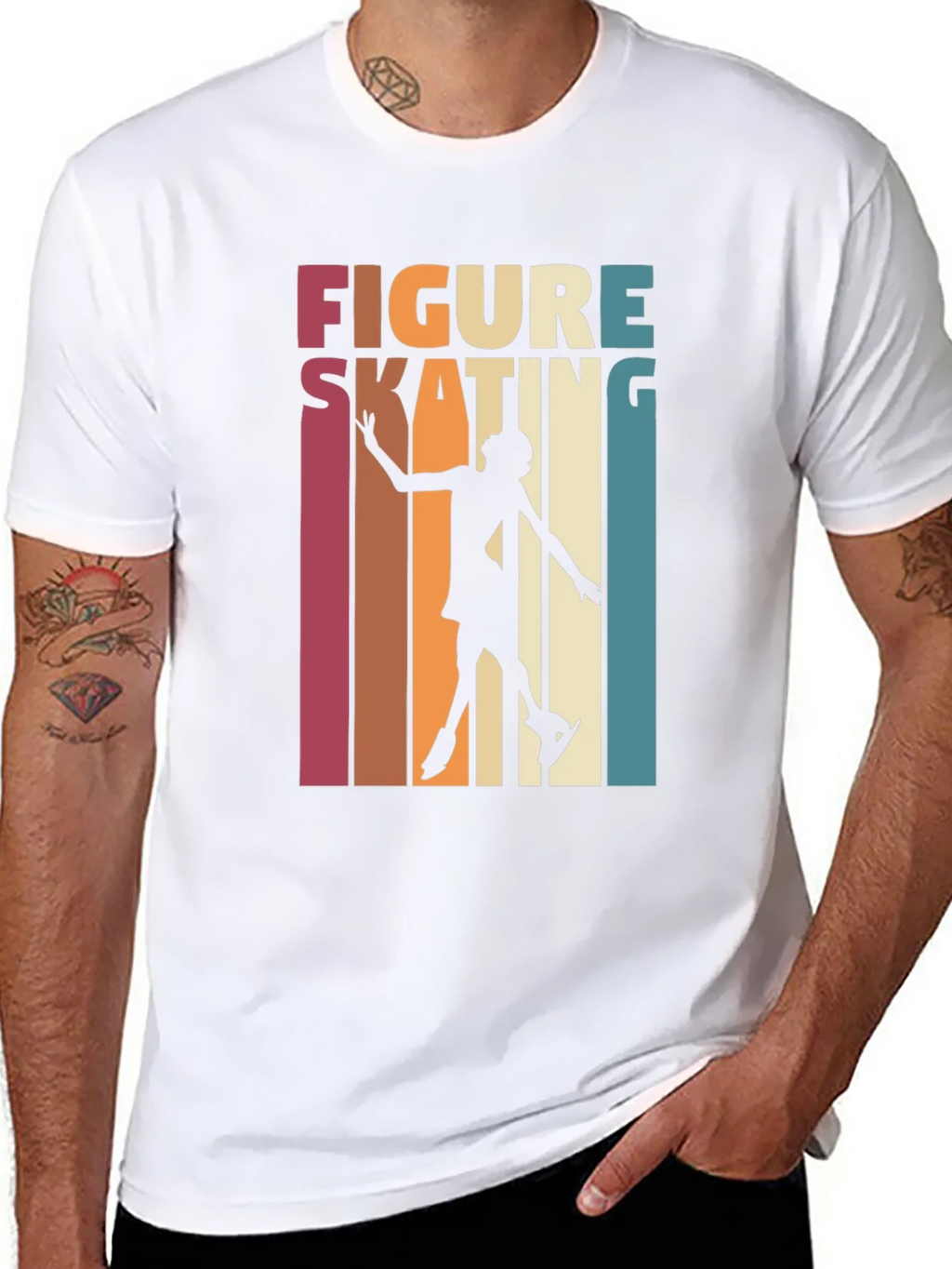 Figure Skating Retro Graphic Tee product image 5