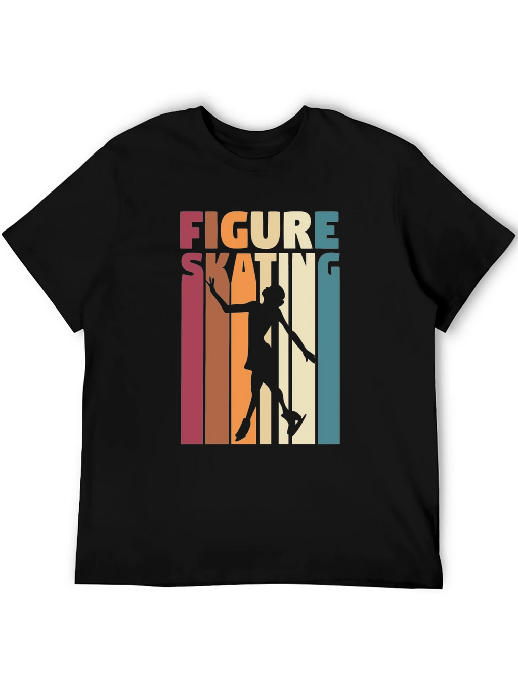 Figure Skating Retro Graphic Tee product image 3