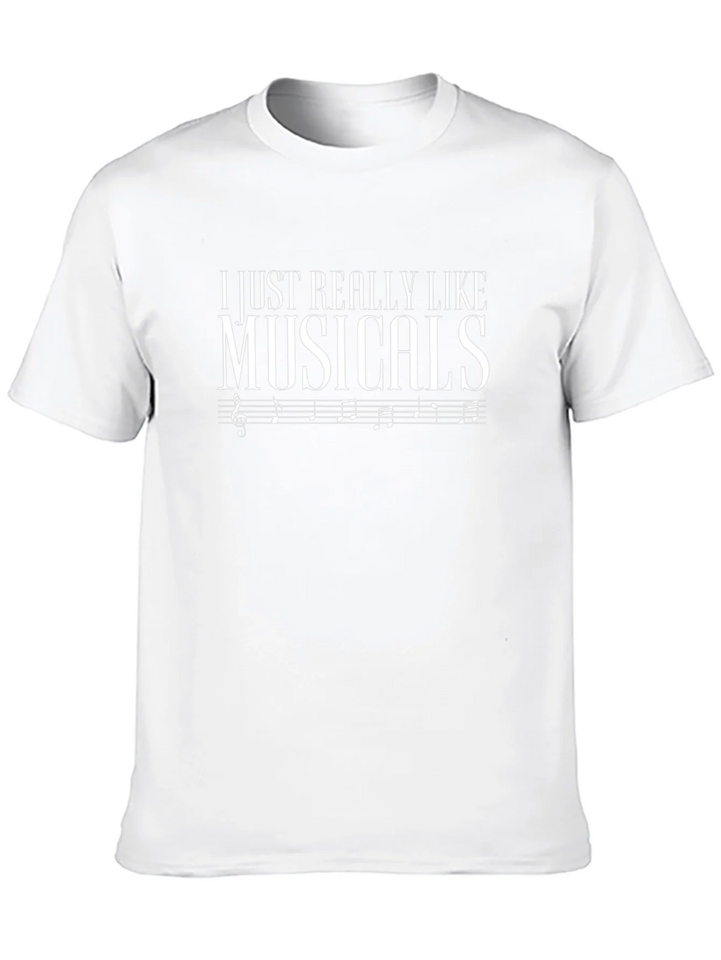 I Just Really Like Musicals Black T-Shirt product image 9