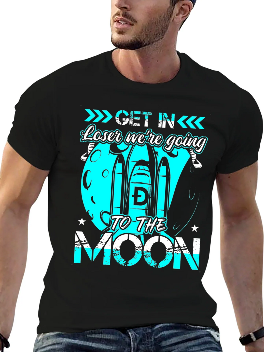 Get in Loser Were Going to the Moon T-Shirt product image 6