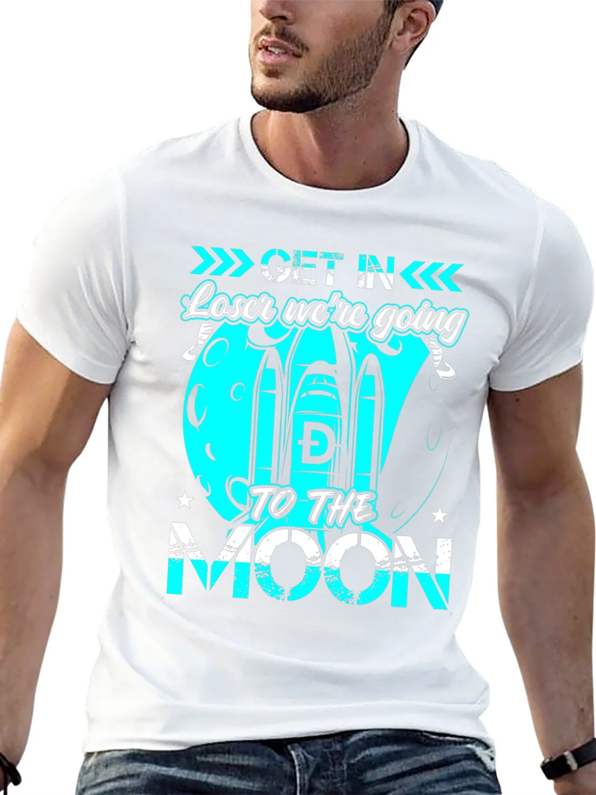 Get in Loser Were Going to the Moon T-Shirt product image 12