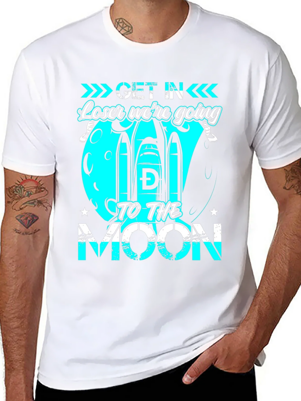 Get in Loser Were Going to the Moon T-Shirt product image 7