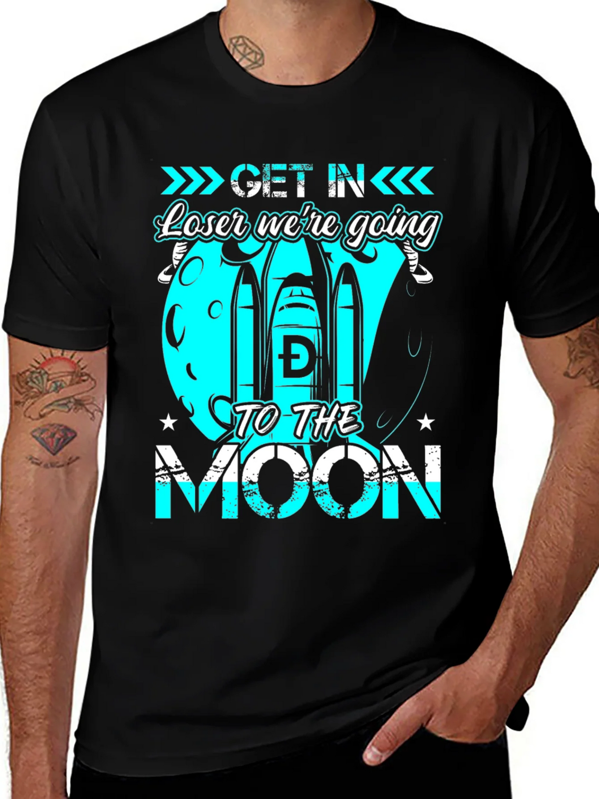 Get in Loser Were Going to the Moon T-Shirt product image 1