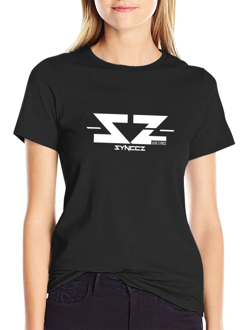 Gun Syncs Synccz Black Graphic Tee product image 2