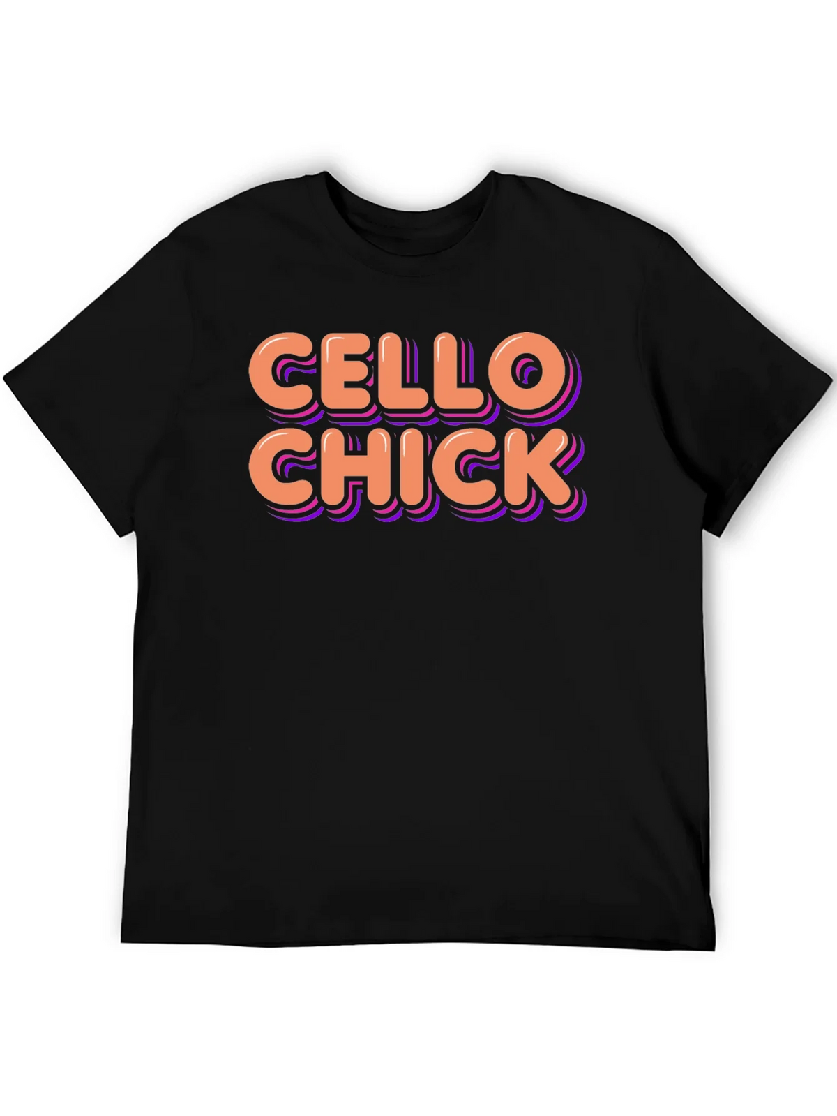Cello Chick Graphic T-Shirt - Music Lover Tee product image 5