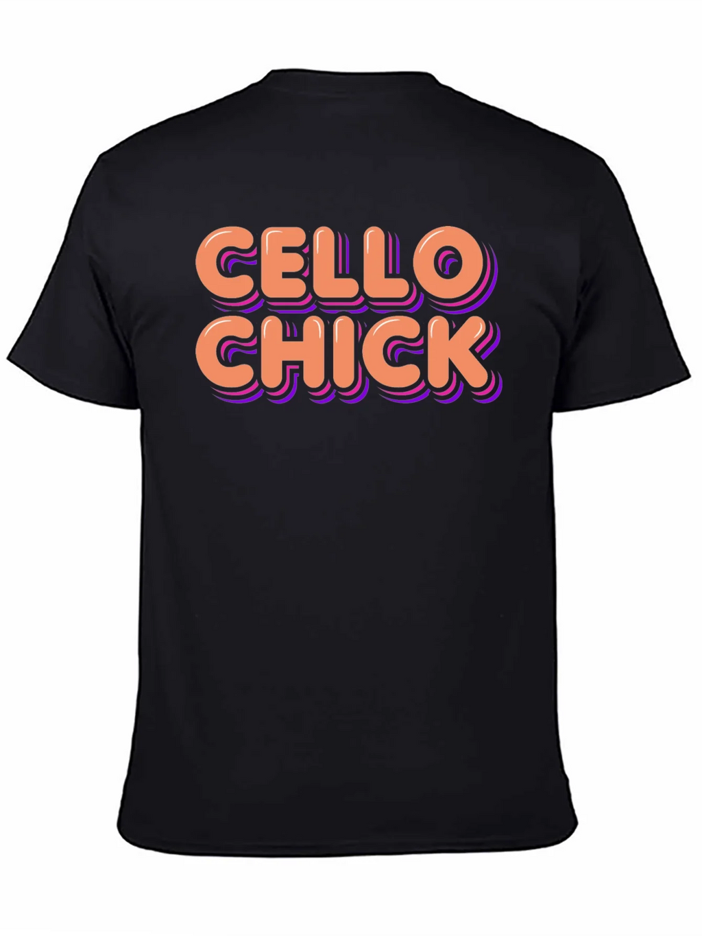 Cello Chick Graphic T-Shirt - Music Lover Tee product image 4