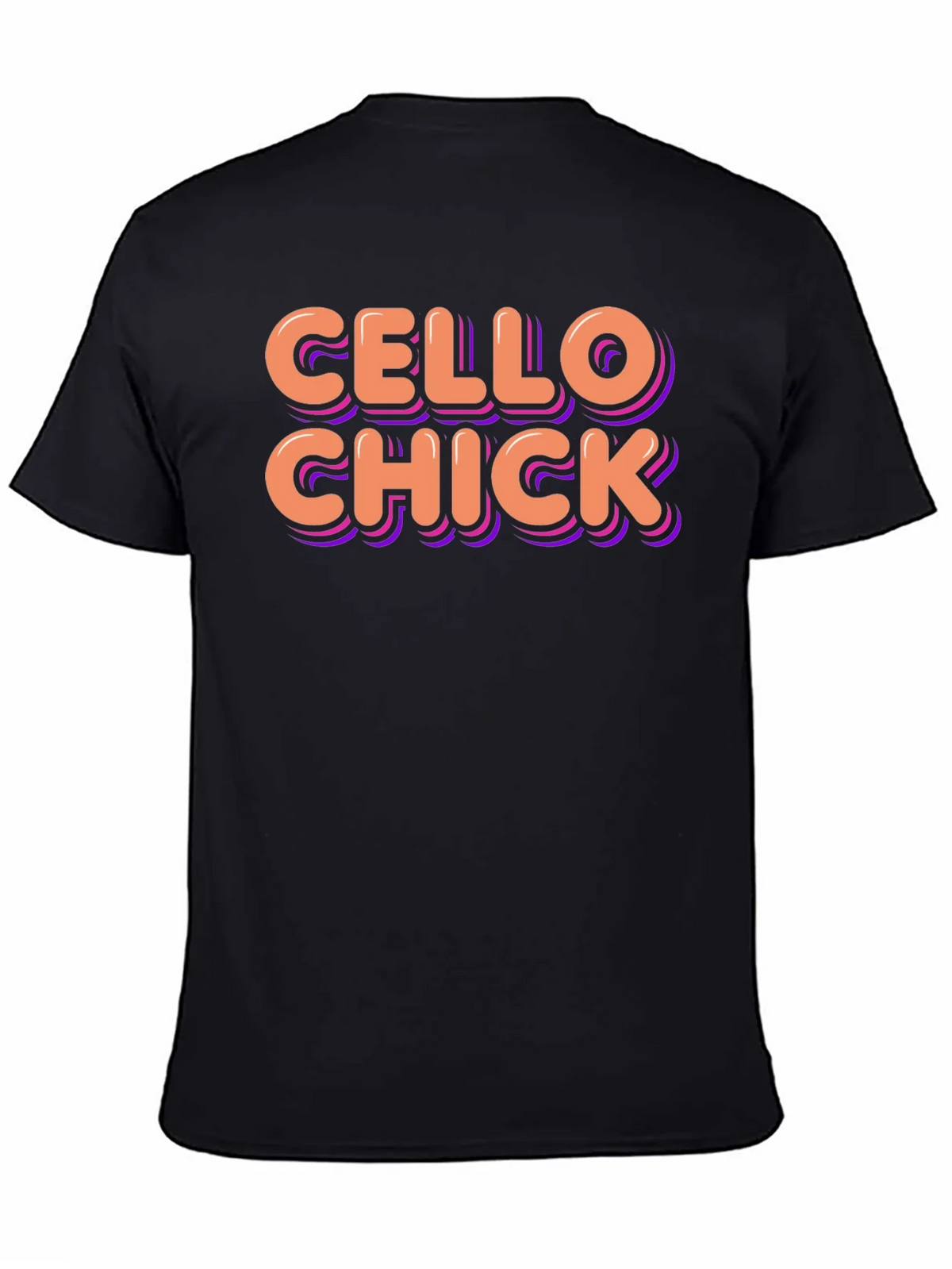 Cello Chick Graphic T-Shirt - Music Lover Tee product image 4