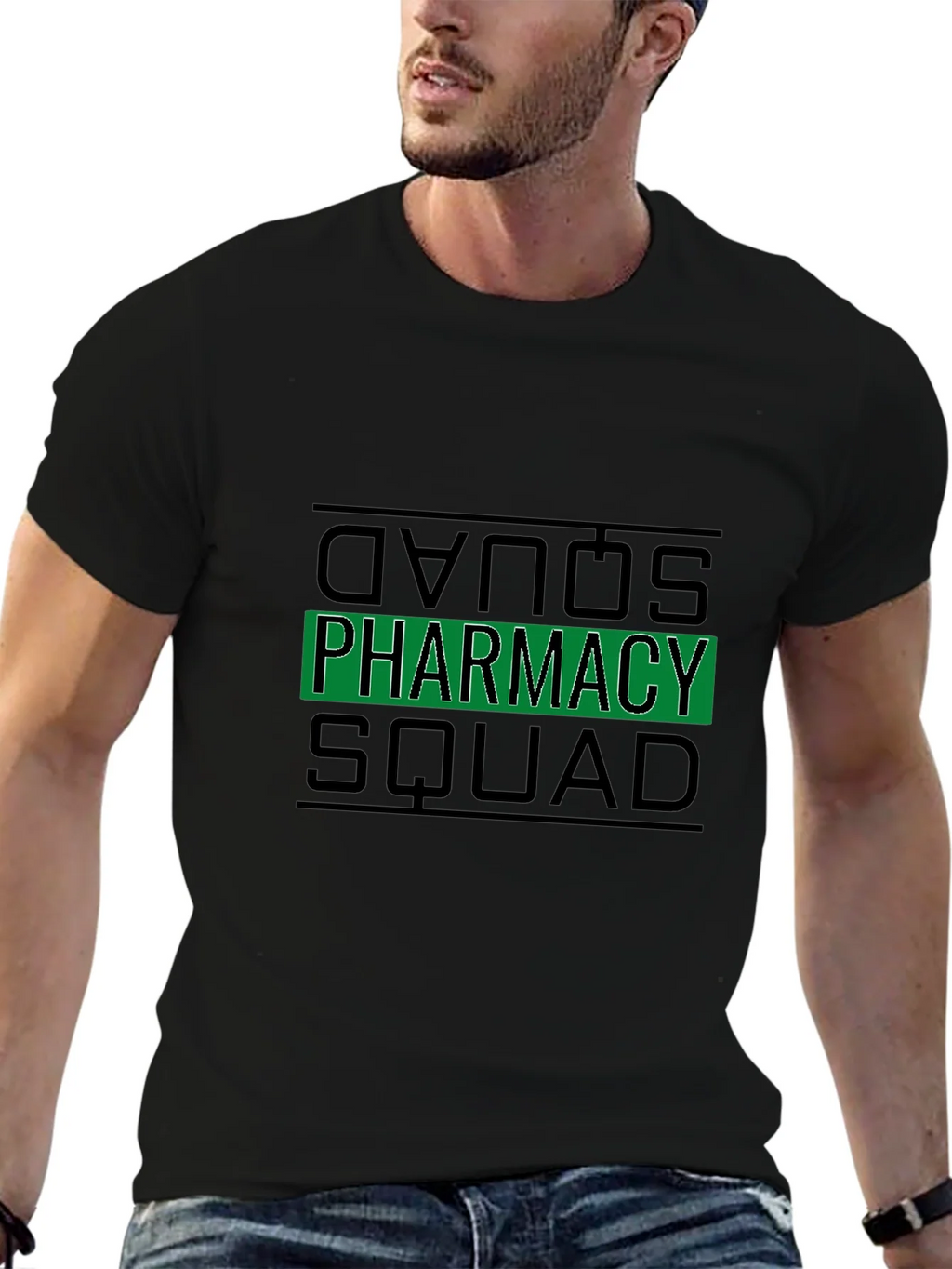 Pharmacy Squad Black T-Shirt product image 5